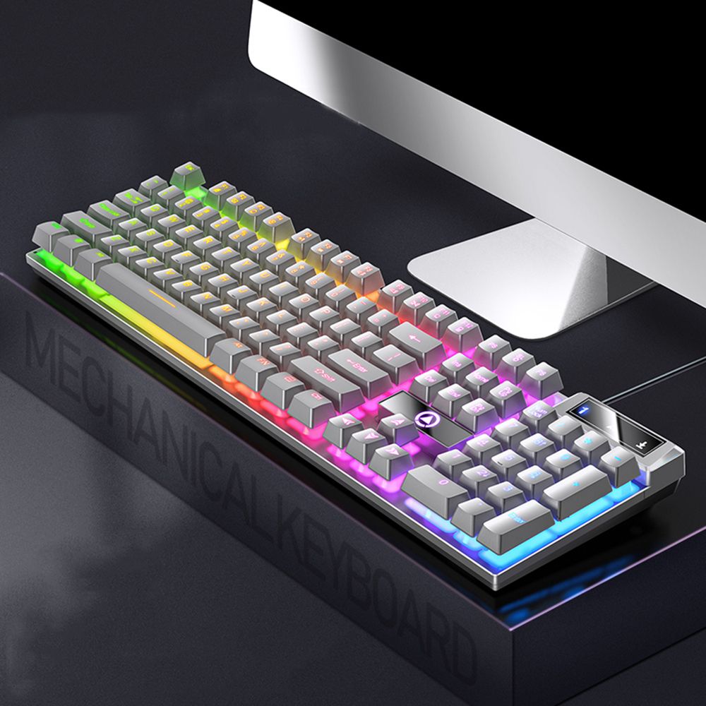 Anti-Ghosting Keyboard - 104 Keys Waterproof Mechanical Axis E-sports