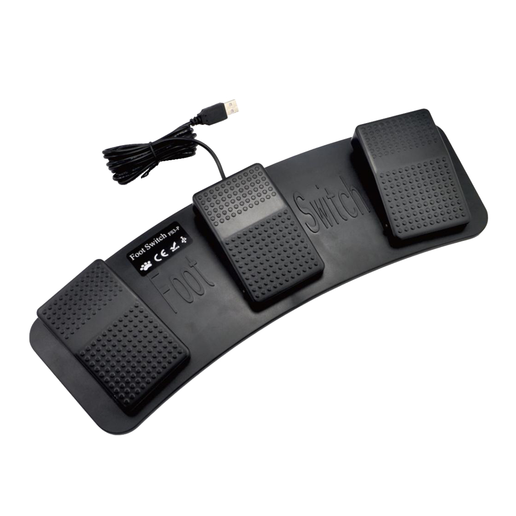 Usb Foot Pedal Gaming - Programmable Triple Foot Pedal Control Switch