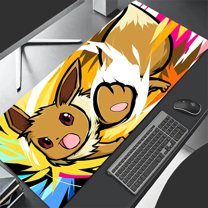 Pc Gaming Simulator - P-Pokemon Eevee Anime Gaming Mouse Pad,