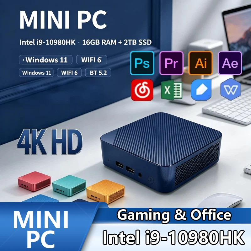 Pc Gaming Video - Intel I9-10980HK Colorful Mini PC Win11