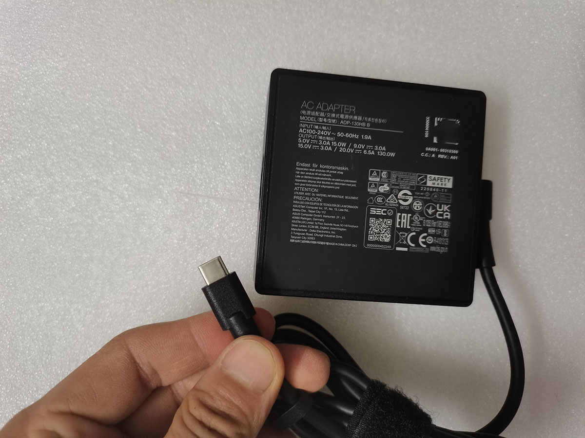 ADP-130HB B 20V 6.5A TYPE-C 13 - Pc Gaming Asus Rog recension och pris
