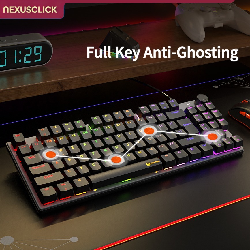 NexusClick 88 Key Hot Swappabl - Anti-Ghosting Keyboard recension och pris