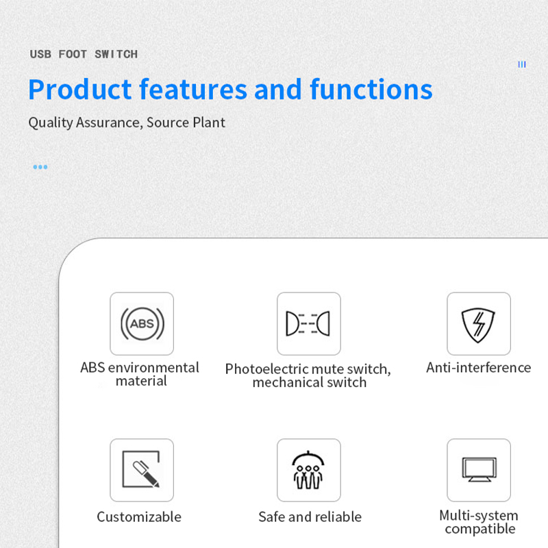 USB Foot Switch Keyboard Pedal - Usb Foot Pedal Gaming recension och pris