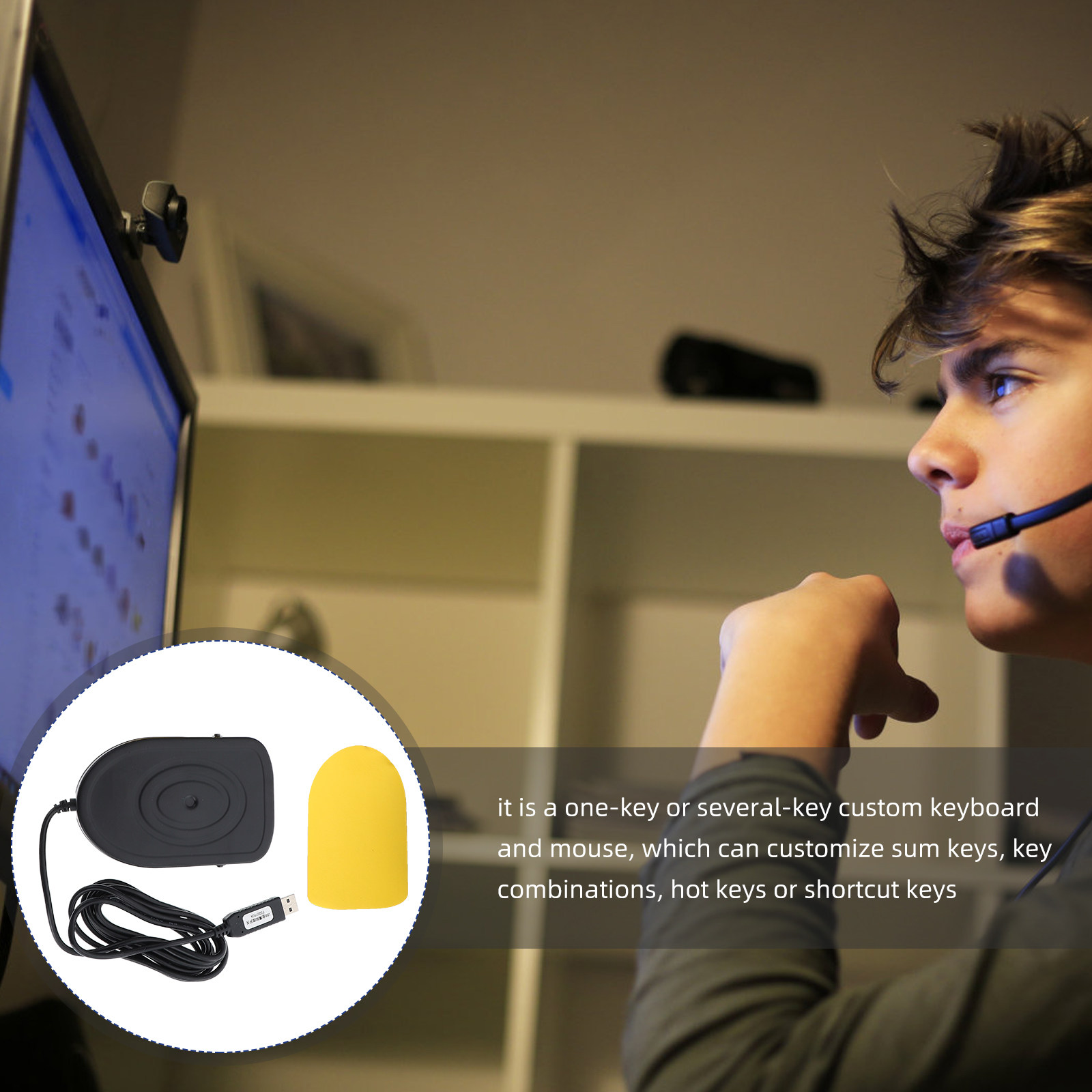 USB Foot Pedal Metal Mechanica - Usb Foot Pedal Gaming recension och pris
