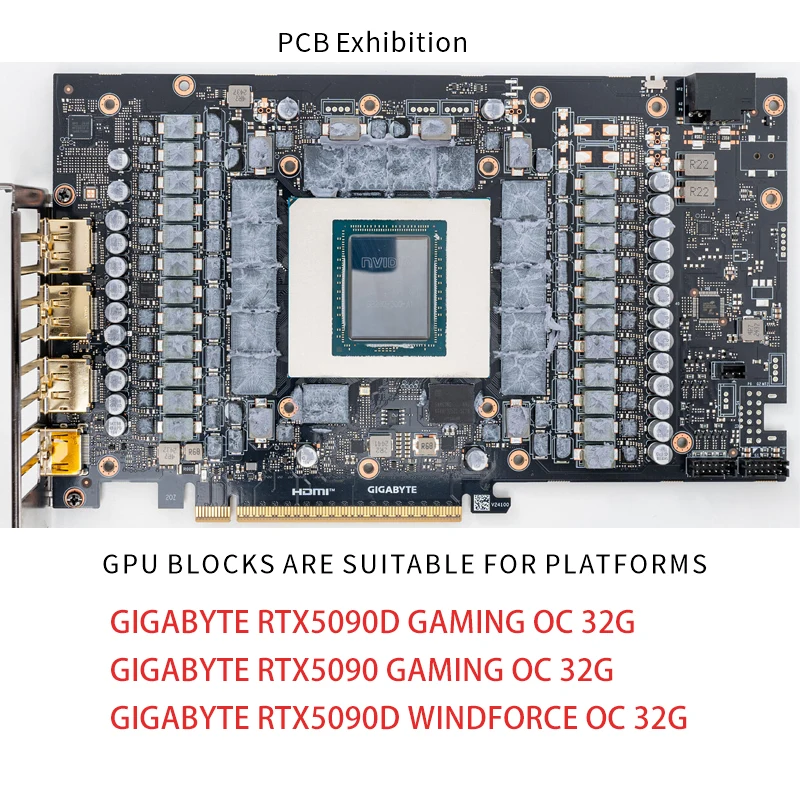 Bykski N-GV5090DWF-X GPU Block - Pc Gaming Graphics Card recension och pris