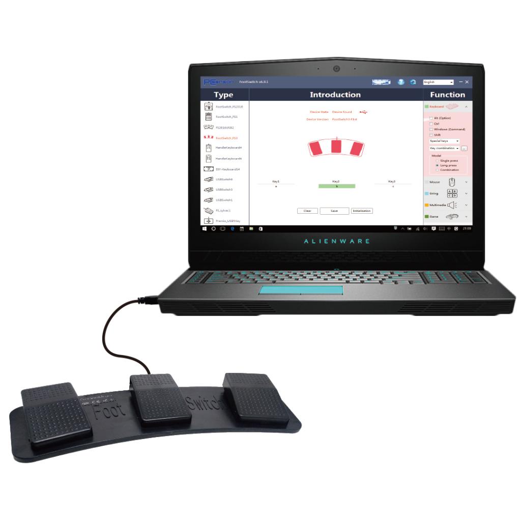 Programmable Triple Foot Pedal - Usb Foot Pedal Gaming recension och pris