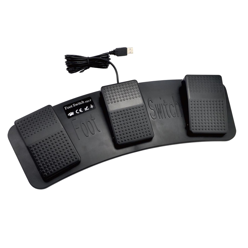Programmable Triple Foot Pedal - Usb Foot Pedal Gaming recension och pris