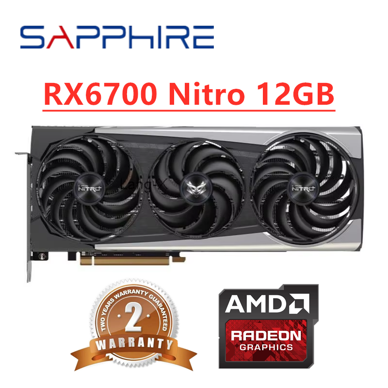 GPU Sapphire RX 6700 XT 6700XT - Pc Gaming Graphics Card recension och pris