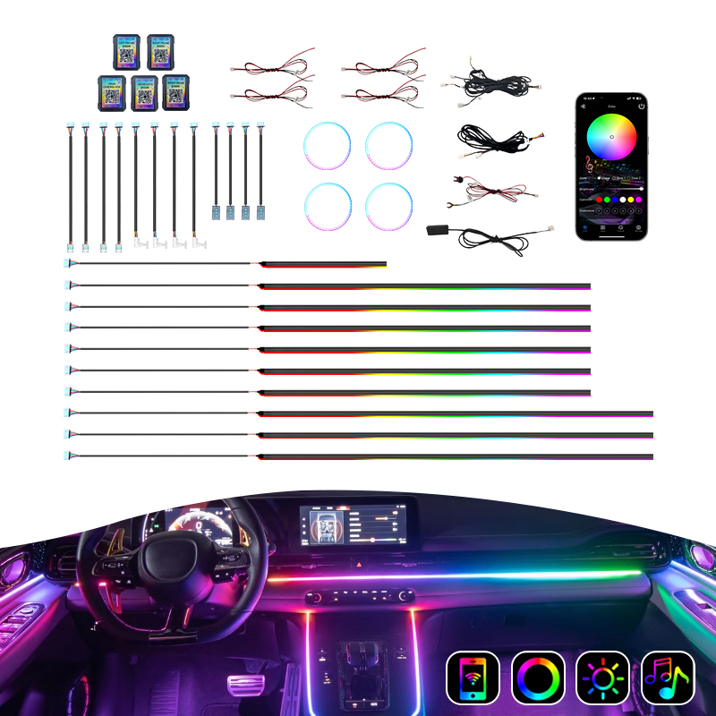 No.1 Selling Car Ambient Light - Rgb Light Strip recension och pris