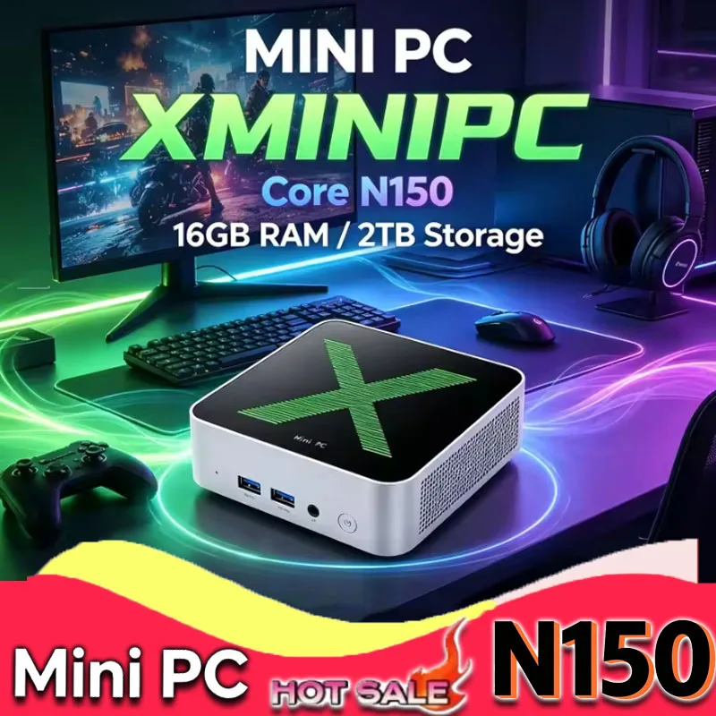 X Mini PC Core N150 Win11｜32GB - Pc Gaming Video recension och pris