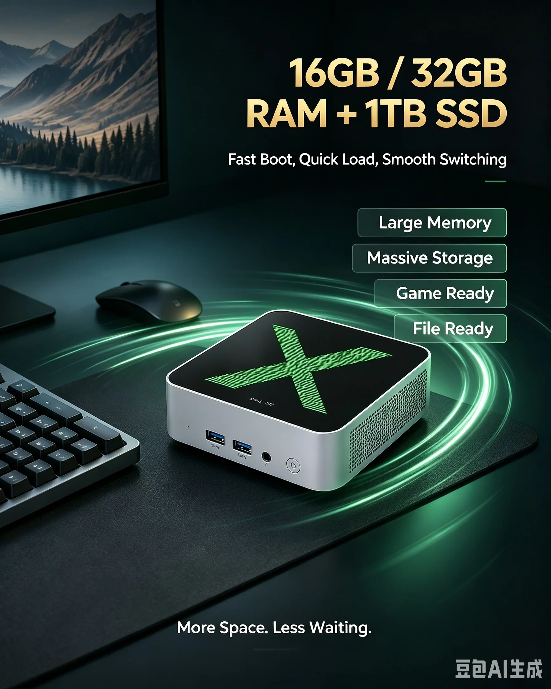 X Mini PC Core N150 Win11｜32GB - Pc Gaming Video recension och pris
