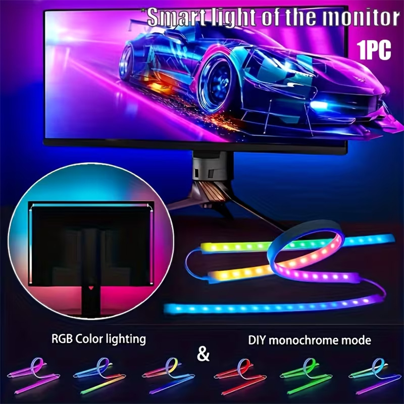 RGB Gaming Lights Strip Monito - Rgb Light Strip recension och pris