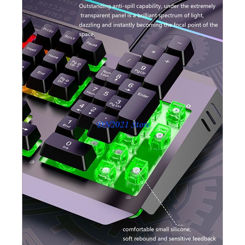 F3KE DS600 Ergonomic Corded Ke - Anti-Ghosting Keyboard recension och pris
