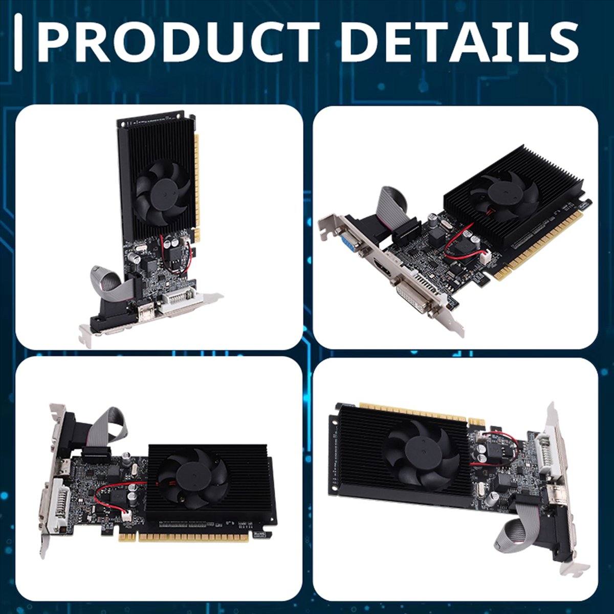 A49T GT 610 1G Ultra-Fast Grap - Pc Gaming Graphics Card recension och pris