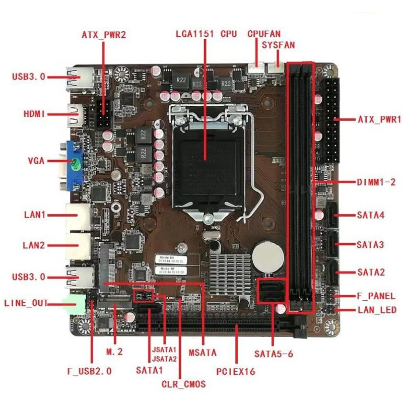 B365 Mini-ITX Motherboard LGA  - Pc Gaming Intel Core I7 recension och pris