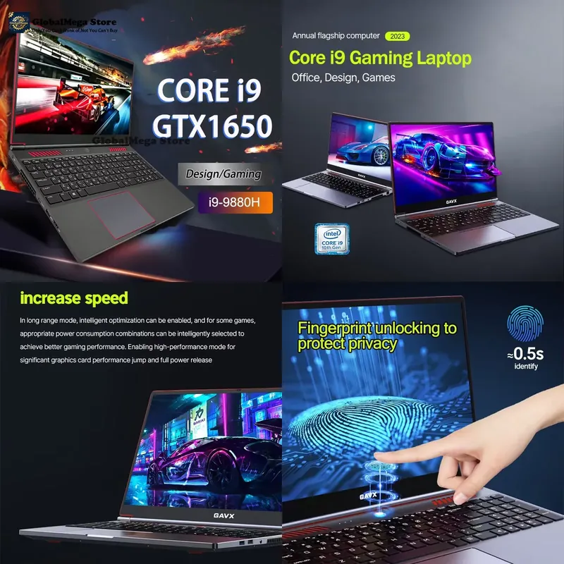 New 16.1 Inch Core I9 9880H Ga - Pc Gaming Graphics Card recension och pris