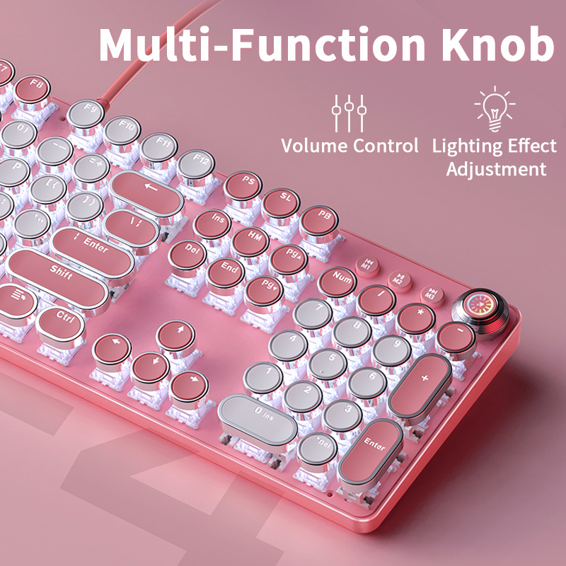 104-Key Full-Size Mechanical K - Anti-Ghosting Keyboard recension och pris