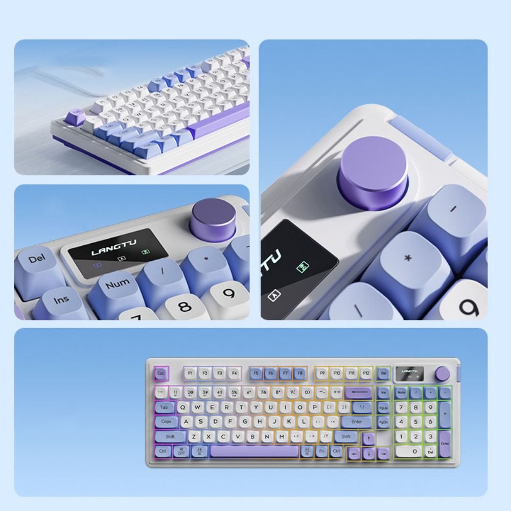ABS Three Mode Mechanical Keyb - Anti-Ghosting Keyboard recension och pris