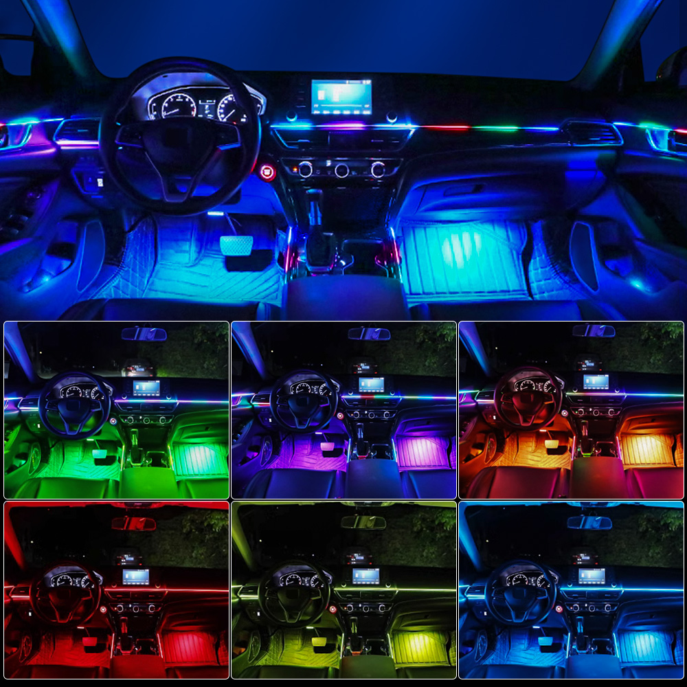 Universal Led Car Ambient Ligh - Rgb Light Strip recension och pris