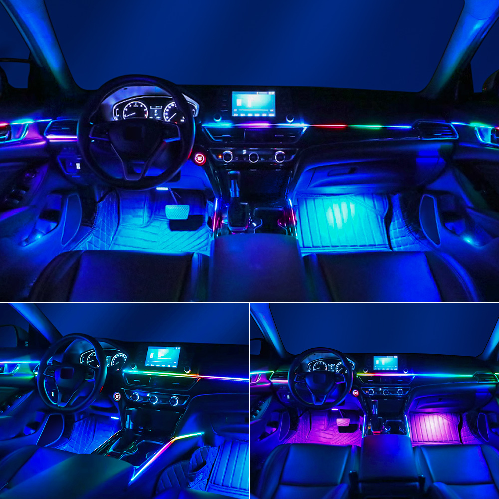 Universal Led Car Ambient Ligh - Rgb Light Strip recension och pris