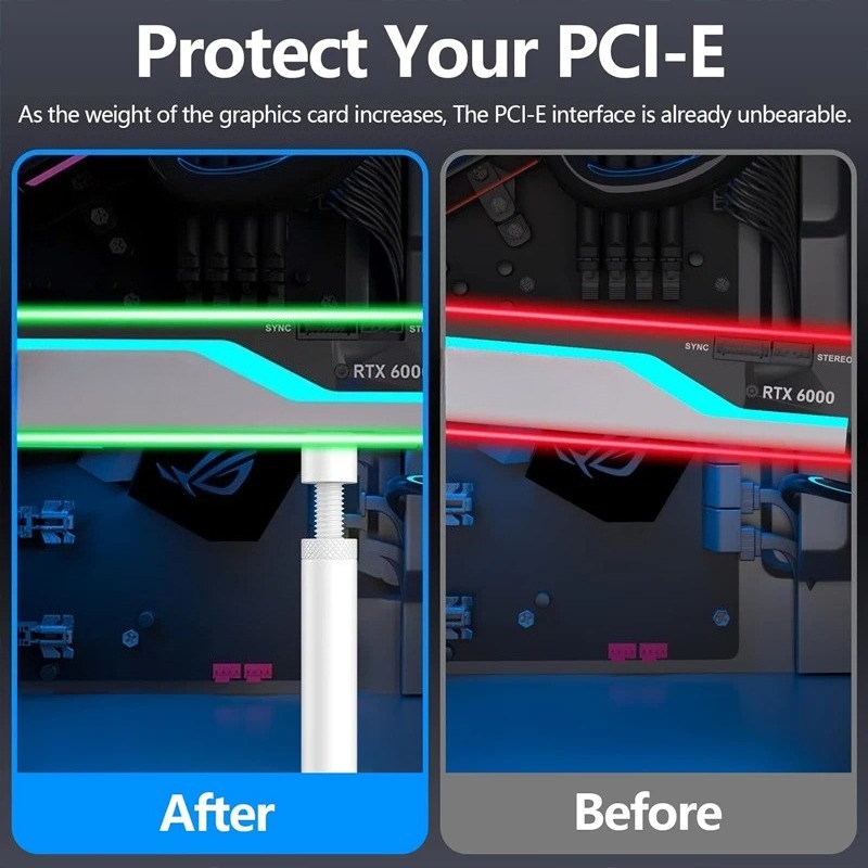 Aluminum GPU Anti Sag Bracket, - Pc Gaming Graphics Card recension och pris