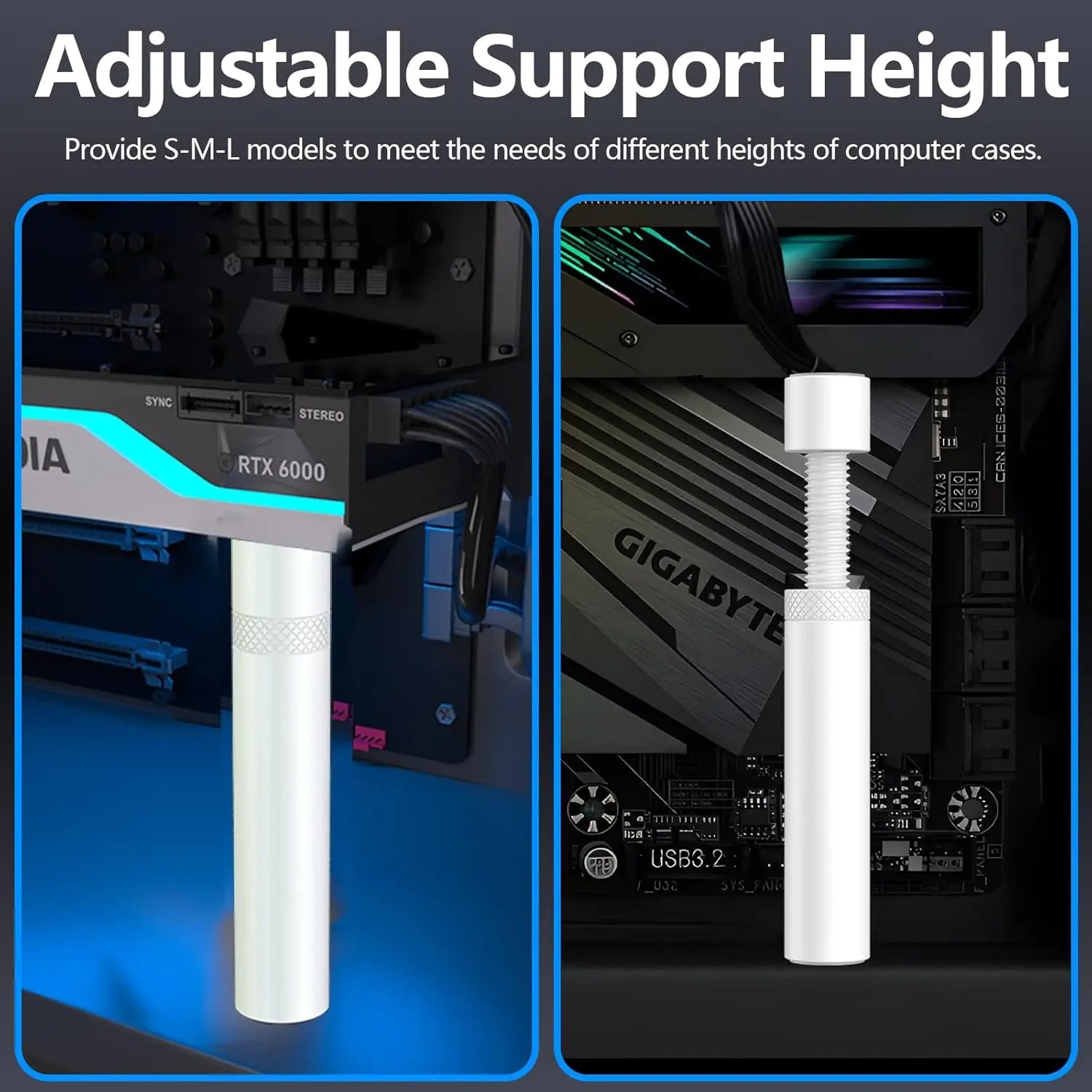 Aluminum GPU Anti Sag Bracket, - Pc Gaming Graphics Card recension och pris