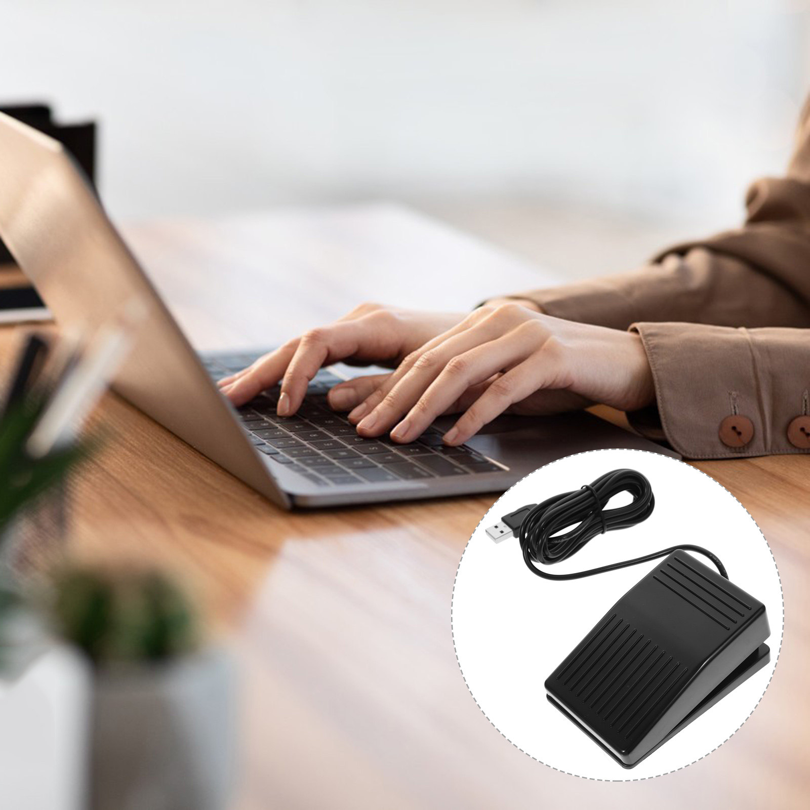 USB Foot Pedal Plastic Sensiti - Usb Foot Pedal Gaming recension och pris