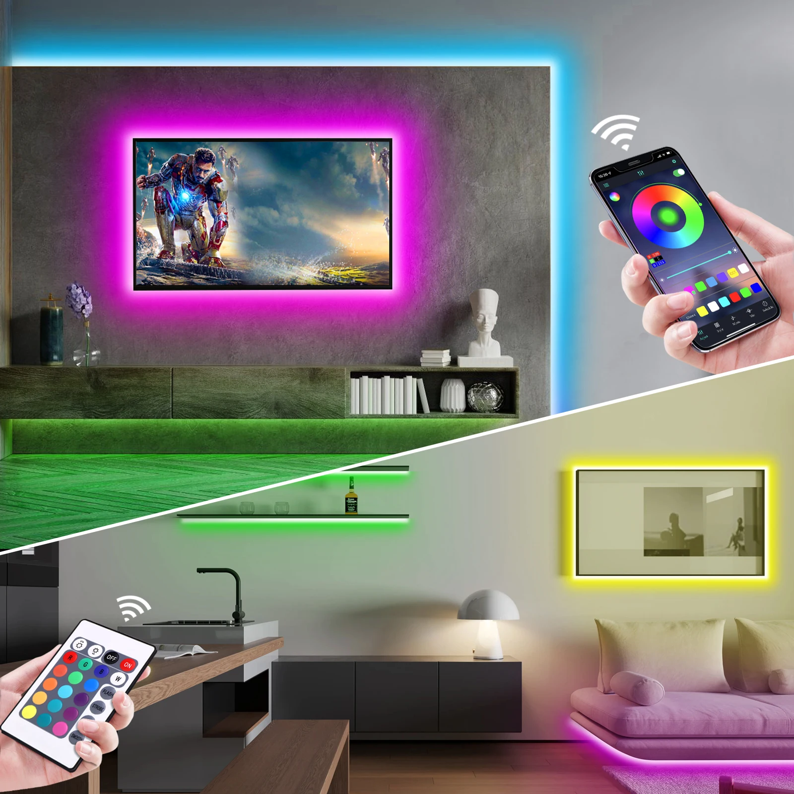 1-5m RGB LED Neon Strip Light  - Rgb Light Strip recension och pris